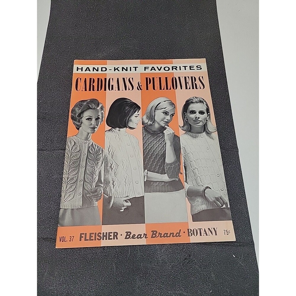 Vtg 1967 VOL. 37 Fleisher's Hand-Knit Favorites Knitting Magazine Cardigans +++
